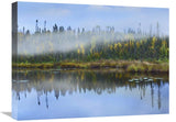 Fog Over Lake, Ontario, Canada-Canvas Art-24X18