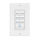 Maxxima 1875 Watt 7 Button Countdown Timer Switch Maximum 60 Minutes Delay, 1/2 HP for Bathroom Exhaust Fans, Indoor Automated