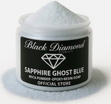 Black Diamond Pigments | (Sapphire Ghost Blue) Pigment is a Premium Professional, Non-Toxic mica with unrivaled Color Saturation