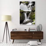 Cascading Creek In Temperate Rainforest Interior, Sitka, Alaska-Paper Art-42,,X62,,