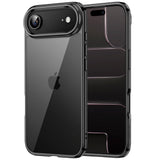 JETech Case for iPhone Air, Non-Yellowing Shockproof Phone Bumper Cover, Anti-Scratch Clear Back, 6.5-Inch Display (Black)