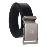 Usl Formal Casual Genuine Leather Belts For Mens (Black 299, 36)