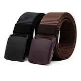 Edifier Unisex Nylon & Canvas Waist Belt (Blt063_06_Brown & Black)