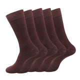 Sandha MenS Cotton Full Length Socks Pack Of 2 (Brown)