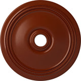 Ekena Millwork CM24DIFIF Diane Ceiling Medallion, 24OD x 3 5/8ID x 1 1/4P (Fits Canopies up to 6 1/4), Hand-Painted Firebrick