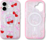 Sonix Case for iPhone 17 | Compatible with MagSafe | 10ft Drop Tested | Coquette Cherries