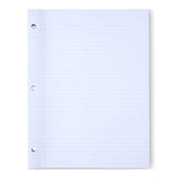 Amazon Basics Loose Leaf Paper, College Ruled Reinforced, 150 Sheets, 11 x 8.5, 1 pack, White