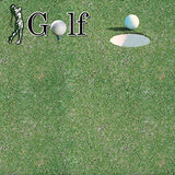 Scrapbook Customs Golf Woman (14450) 12 inch x 12 inch Scrapbook Paper 1 Sheet
