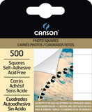 Canson Self Adhesive Photo Corners Transparent, 500-Pack Dispenser (100510369)
