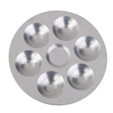 Imported Round Aluminium Alloy Paint Palette Art Supply