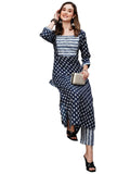 Gosriki Women'S Cotton Blend Straight Printed Kurta With Pant (Kuhoo Blue-Knw-Gs_3Xl_Blue_Xxx-Large),Blue,3,B0C7W4JPKZ