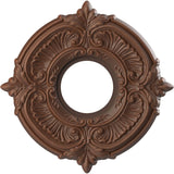 Ekena Millwork CMP10ATDRU Attica Thermoformed PVC Ceiling Medallion (Fits Canopies up to 4 1/8), 10OD x 3 1/2ID x 3/4P, Universa