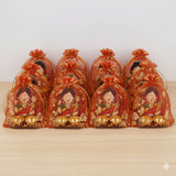25 Set Sankranti Vaan Items Haldi Kumkum Gift Set | New Haldi Kunku Vaan for Makar Sankranti | Tulsi Leaf Haldi Kumkum Box Packe