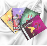 Akki World Spiral Notebook, A4 Size, 200 Pages, Unruled Pages, 70 Gsm Bright White Smooth Paper, Size 21 X 29.7 Cm, Plain Note
