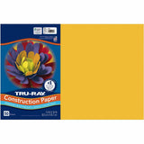 TruRay Heavyweight Construction Paper, Gold, 12 x 18, 50 Sheets