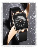 Olevs Womens Watch Analog Quartz Waterproof Silicone Strap Sport Casual Fashion Female Watches Rose Gold&Black