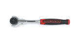 GEARWRENCH 1/4 Drive 72 Tooth Dual Material Roto Ratchet, 6-3/4 - 81224