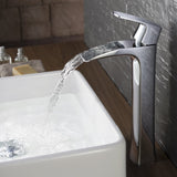 Fresca Bath Fft3072Ch Fortore Single Hole Vessel Mount Bathroom Vanity Faucet, Chrome