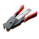 LEM Products SpringLoaded Hog Ring Pliers, 100 Galvanized Steel Rings, Red and Black