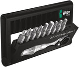Wera Tools 05073645001 KRAFTFORM Mini 1 BITS Assortment with Ratchet, One Size, Multi