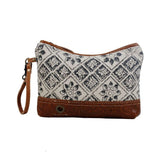 Myra Bag Design Play Pouch Upcycled Cotton & Leather S2915