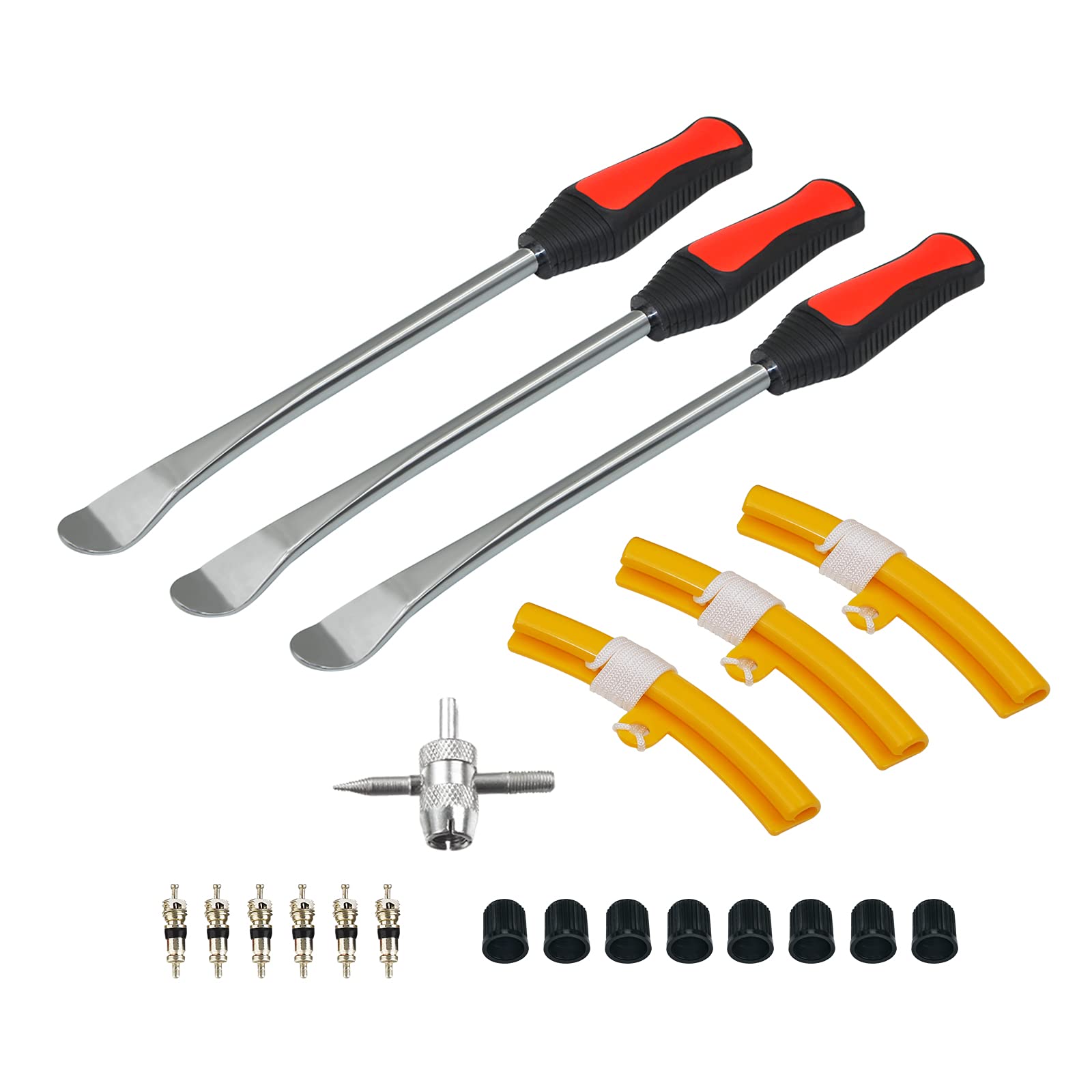 Handfly Tire Spoons Tool Set, Professional Tire Changing Kit For Dirt Bike, Motorcycle, Wheelchair, Lawn Mower, Tractor, 3X Tire