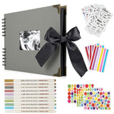 Hasthip Diy Scrapbook Kit With Spiral Album And Metallic Pens