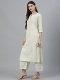 Libas Women'S Cotton Kurta Sets (13040O_Yellow Yellow S