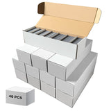 Fageverld Trading Card Storage Box with 40 Dividers, Mtg Card Storage, Cardboard Trading Card Box for Baseball Sports Cards, 12 