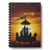 Zenithink Sri Ram Wiro Journal Notebook | 80 Gsm Paper With 350Gsm Hard Cover | Ruled | Pages 160 | A5 Size | Wiro Binding | V