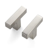 JOY DECOR 4 Pack Cabinet Knobs, Brushed Nickel Cabinet Handles, 2 Inch Kitchen Knobs, Single Hole Drawer Hardware for Dresser Dr