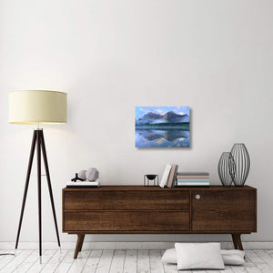 Fortress Mountain Shrouded In Fog, Kananaskis Country, Alberta, Canada-Canvas Art-24X18