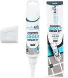 PentaUSA Tile Grout Repair Kit - White Grout Filler, Triple Protection, Fast Drying Formula Restores and Renews Grout Lines with