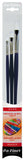 da Vinci Oil & Acrylic Series 5105 Impasto Synthetic Paint Brush Set, Multiple Sizes, 3 Brushes (Series 7105)