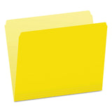 PFX152YEL Colored File Folders
