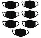 Brand Roots Unisex Fabric Reusable Face Mask, Pack Of 10 (Black)
