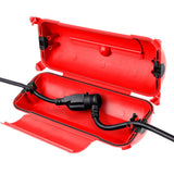 Flemoon Outdoor Extension Cord Safety Cover with Waterproof Protector Seal, Weatherproof Electrical Connection Box for Outdoor O