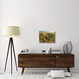 Coyote Bush And Eroded Features Bordering Grasslands, Badlands National Park, South Dakota-Canvas Art-24X18