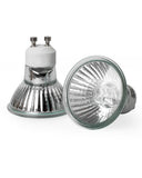 Elenhome 120v 50W GU10 Bulb for Candle Warmer Lamp, 2pcs gu10+c Dimmable 2800K Warm White Halogen Light Bulbs 2 pin, Wax Burner 