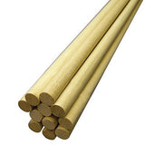 Hygloss Products, Inc 3/8Inch x 12Inch, 25Pack Wooden Dowel Rods