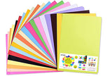 Ofixo 20 Pcs Color Sheets Copy Printing Papers/Art And Craft Paper A4 Sheets Double Sided Colored Craft Smooth Finish Home, Scho