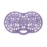 Trendivibe Silicone Bra Laundry Bag For Laundry Travel Wash Bag For Panties Scarf Towel Light Violet