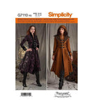 Simplicity 8769 Womens Medieval Cosplay and Ren Faire Costume Coat Sewing Pattern, Sizes 614