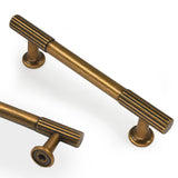 Asidrama 30 Pack 3.75 Inch(96mm) Antique Brass Cabinet pulls Kitchen Cabinet Handles, Cabinet Pulls Kitchen Cabinet Hardware for