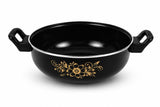 OnHigh Deep Kadai with Dual Handles | Multipurpose Cooking Kadhai for Frying, Sauting, Curry & Everyday Cooking | Wide Cooking P