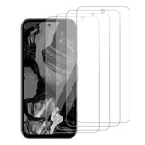 iCsapr [4 Pack Glass Screen Protector Compatible for Google Pixel 8a [9H Hardness]-HD Screen Tempered Glass, Scratch Resistant, 