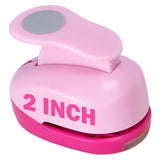 Circle Punch Hole Paper Puncher - 2 Inch Circle Scrapbooking Puncher Shapes, Paper Punchers Crafting Designs for Card Making DIY