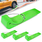 YATOINTO Tire Skates 4 Pack - Heavy Duty Interlocking Trailer Skids for Car Haulers, Flat Beds, Wreckers, and Rollback Carriers 
