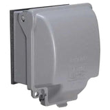 TayMac MX6200 RaynGuard Extra Duty Metal Weatherproof inUse Cover, 2Gang, Gray
