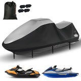 Waverunner Cover,Durable 420D Jetski Cover 3 Seater Waterproof,Upgraded Spark Cover for Yamaha with 2 Air Vents,4 Windproof Buck